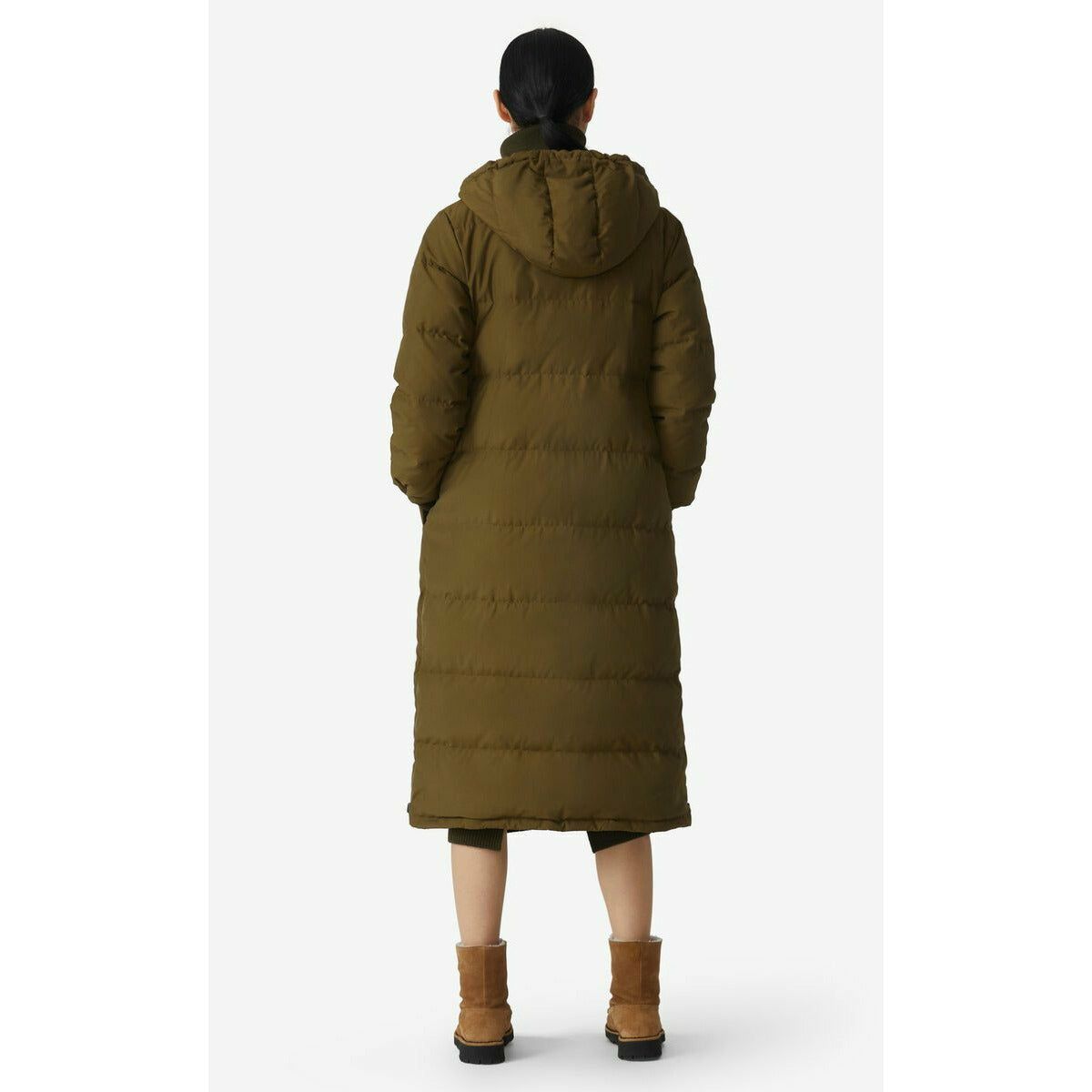 REVERSIBLE LONG QUILTED COAT - Yooto