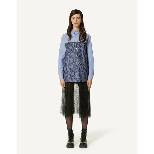 Load image into Gallery viewer, OXFORD AND LACE SHIRT - Yooto
