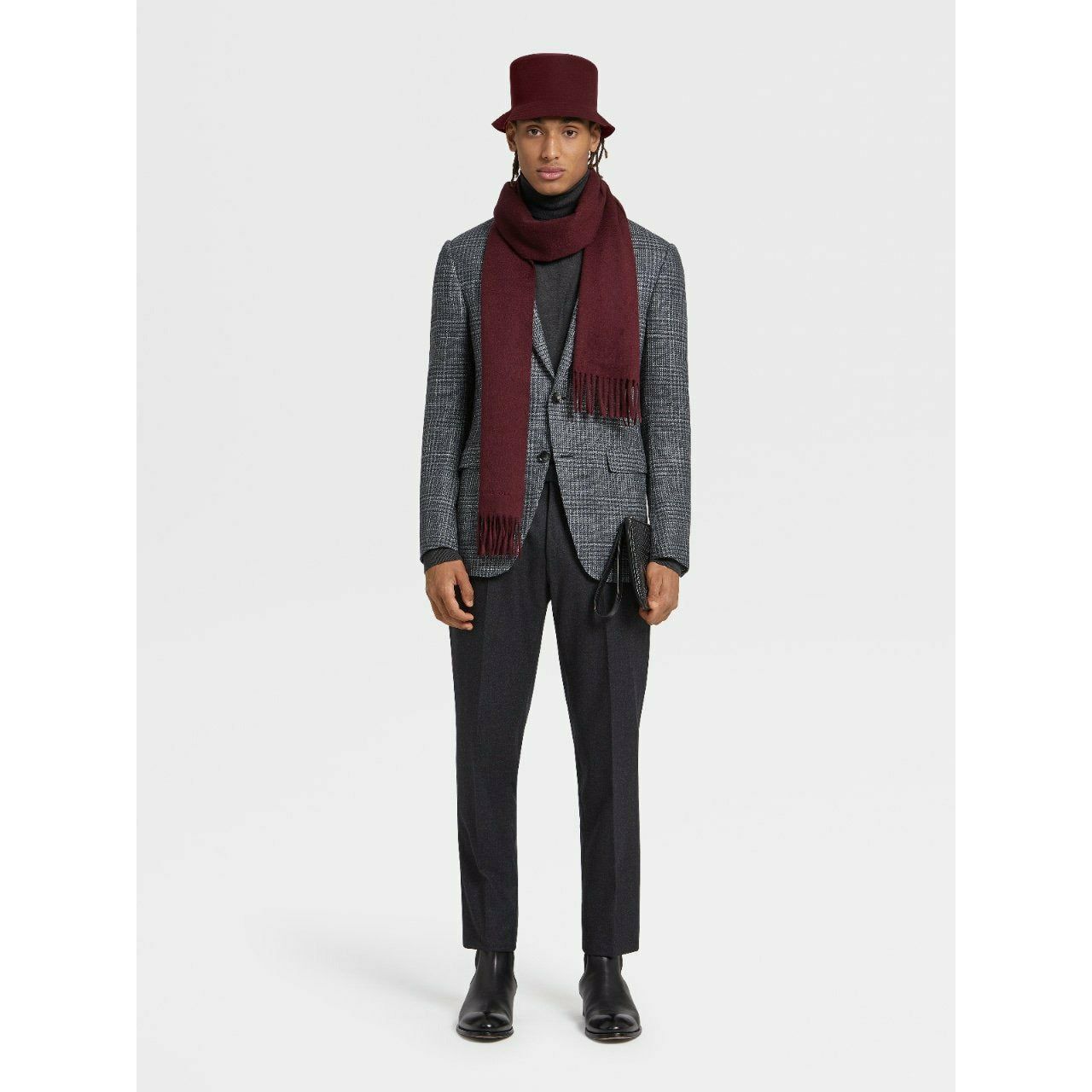 MILANO EASY WOOL SILK AND CASHMERE NOTCH LAPEL JACKET - Yooto