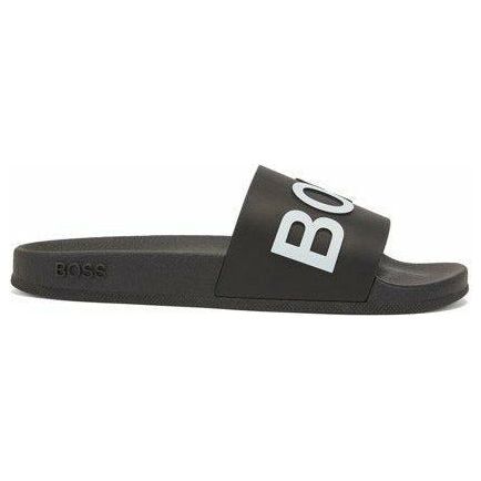 Load image into Gallery viewer, ITALIAN-MADE SLIDES WITH LOGO STRAP AND CONTOURED SOLE - Yooto

