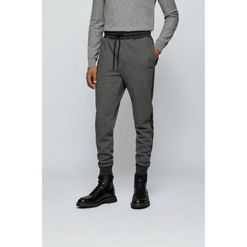 Load image into Gallery viewer, COTTON-BLEND TRACKSUIT BOTTOMS WITH HOUNDSTOOTH MOTIF - Yooto
