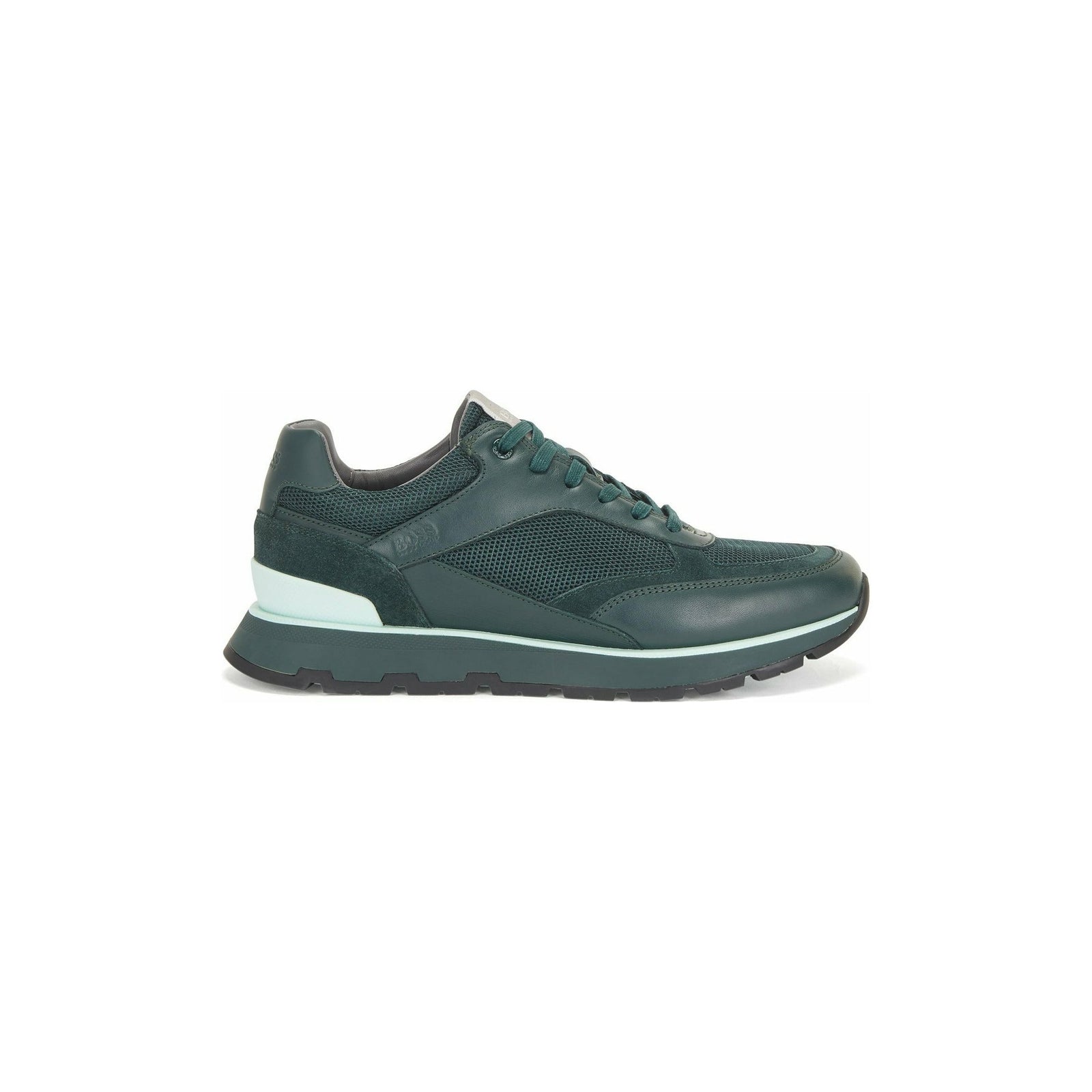 RUNNING-INSPIRED TRAINERS IN MIXED LEATHERS - Yooto
