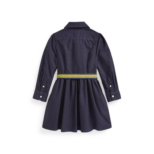 Load image into Gallery viewer, BELTED COTTON OXFORD SHIRTDRESS - Yooto
