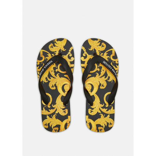 Load image into Gallery viewer, LOGO BAROQUE PRINT SANDALS - Yooto
