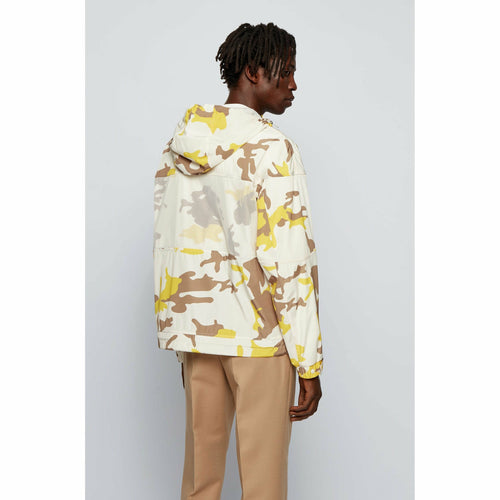 Load image into Gallery viewer, CAMOUFLAGE-PRINT WINDBREAKER JACKET WITH MESH PANEL - Yooto
