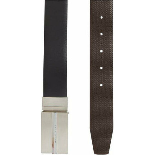 Load image into Gallery viewer, REVERSIBLE LEATHER BELT WITH PYRAMID HARDWARE - Yooto

