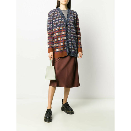 Load image into Gallery viewer, LAMÉ-KNIT INTERWOVEN CARDIGAN - Yooto
