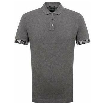 REGULAR-FIT POLO SHIRT WITH PATTERNED CUFFS - Yooto