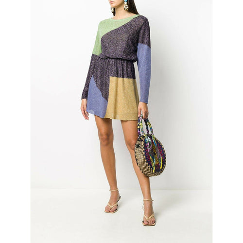 Load image into Gallery viewer, FINE-KNIT LAMÉ DRESS - Yooto
