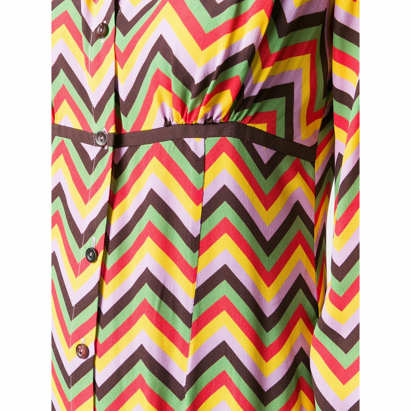 ZIGZAG PRINT SHIRTDRESS - Yooto