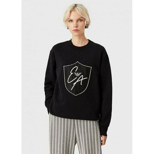 Load image into Gallery viewer, ICON SWEATSHIRT WITH OVERSIZED EA SHIELD PATCH - Yooto
