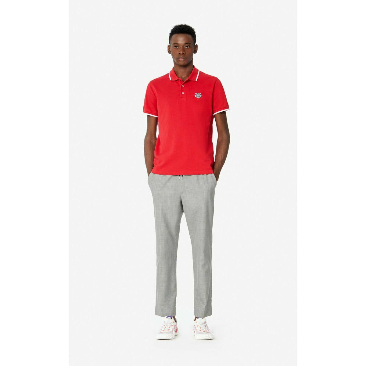 FITTED TIGER POLO SHIRT - Yooto