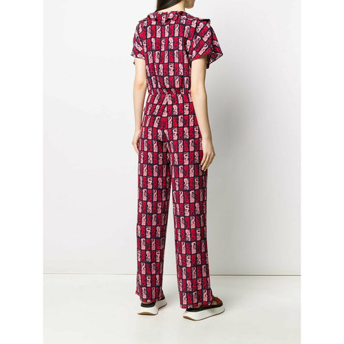 Load image into Gallery viewer, MERMAID-PRINT STRAIGHT-LEG JUMPSUIT - Yooto
