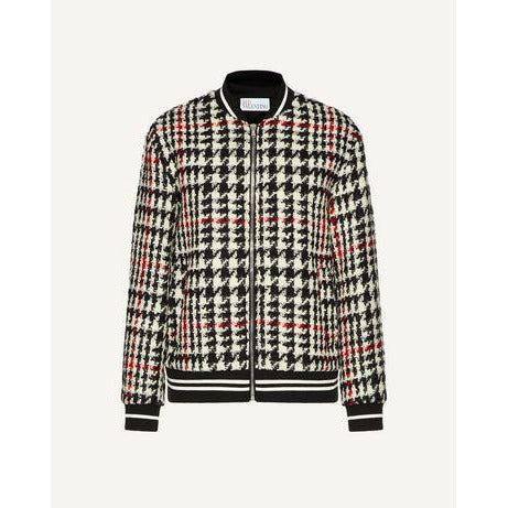 RED VALENTINO PRINTED WOOL JACKET - Yooto