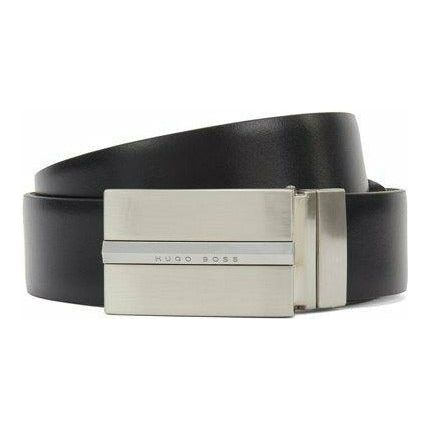 Load image into Gallery viewer, REVERSIBLE LEATHER BELT WITH PYRAMID HARDWARE - Yooto
