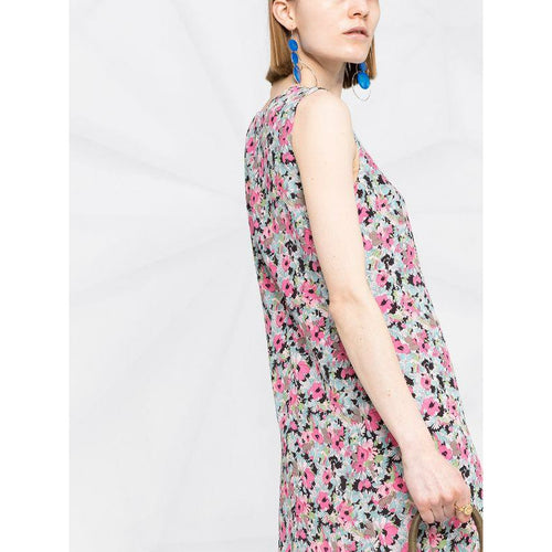 Load image into Gallery viewer, FLORAL-PRINT SHIFT DRESS - Yooto
