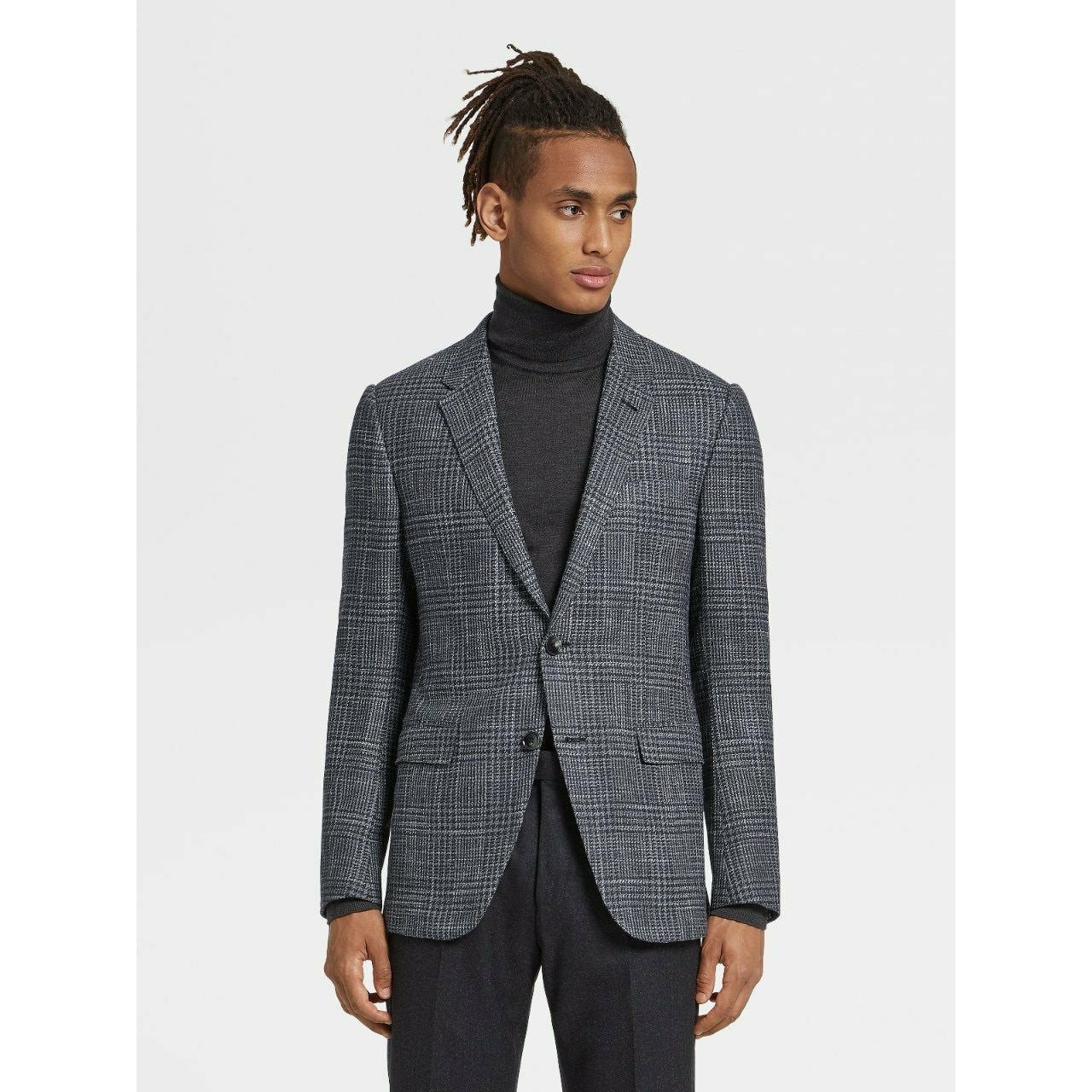 MILANO EASY WOOL SILK AND CASHMERE NOTCH LAPEL JACKET - Yooto