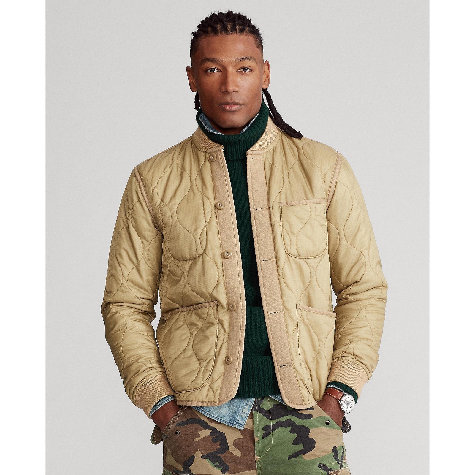 QUILTED LINER JACKET - Yooto