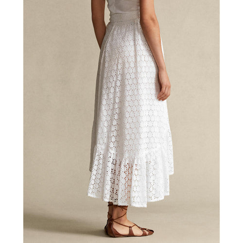 Load image into Gallery viewer, EYELET COTTON WRAP SKIRT - Yooto

