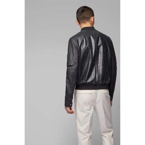 Load image into Gallery viewer, HUGO BOSS LEATHER JACKET - Yooto
