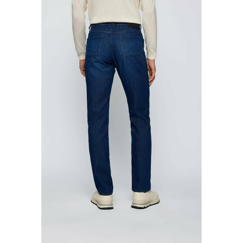 Load image into Gallery viewer, RELAXED-FIT JEANS IN SUPER-SOFT DARK-BLUE DENIM - Yooto
