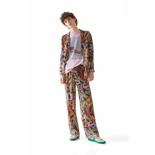 Load image into Gallery viewer, ABSTRACT-PRINT WIDE TROUSERS - Yooto
