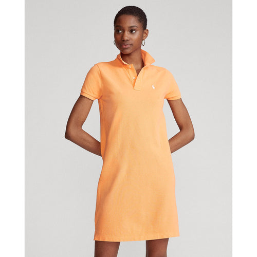 Load image into Gallery viewer, COTTON MESH POLO DRESS - Yooto
