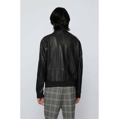 Load image into Gallery viewer, REGULAR-FIT BOMBER JACKET IN LAMB LEATHER - Yooto
